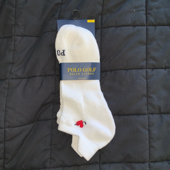 Polo by Ralph Lauren Accessories - Polo Ralph Lauren white golf red heart socks adult size 4 - 10.5